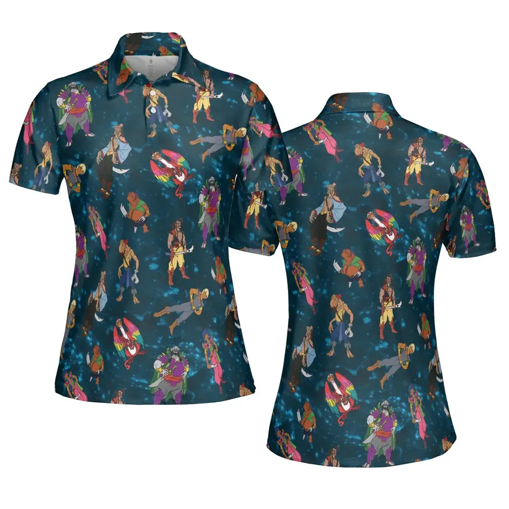 The Pirates of Dark Water characters AOP Men/Women Polo Shirt - 5