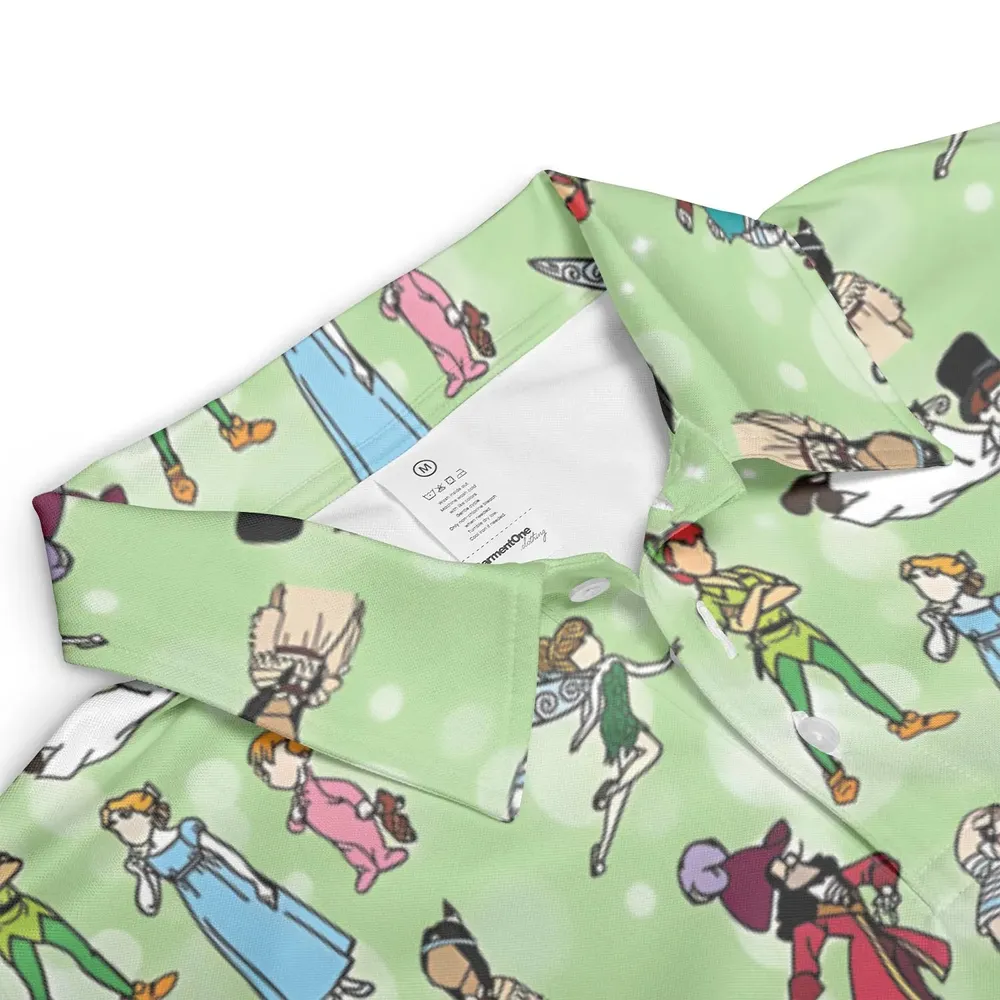 Neverland Doodles Peter Pan AOP Men/Women Polo Shirt - 3