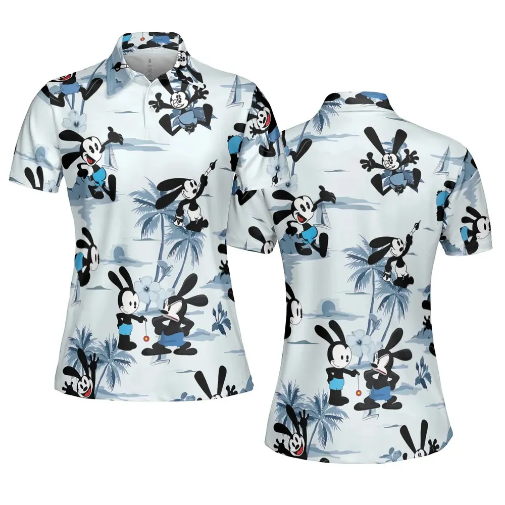 Oswald the Lucky Rabbit AOP Men/Women Polo Shirt - 5