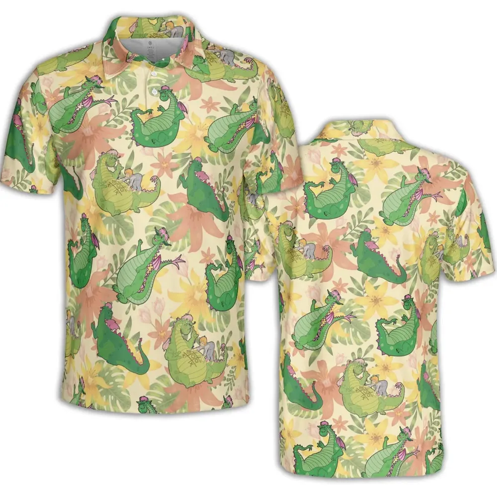Elliott Dragon Pete's Dragon AOP Men/Women Polo Shirt - 2