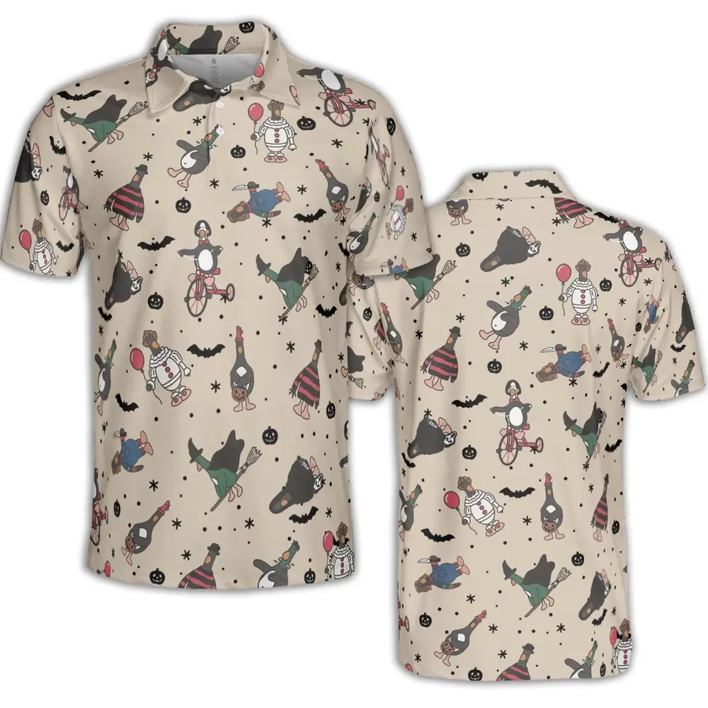 Quack Killer Horror AOP Men/Women Polo Shirt - 2