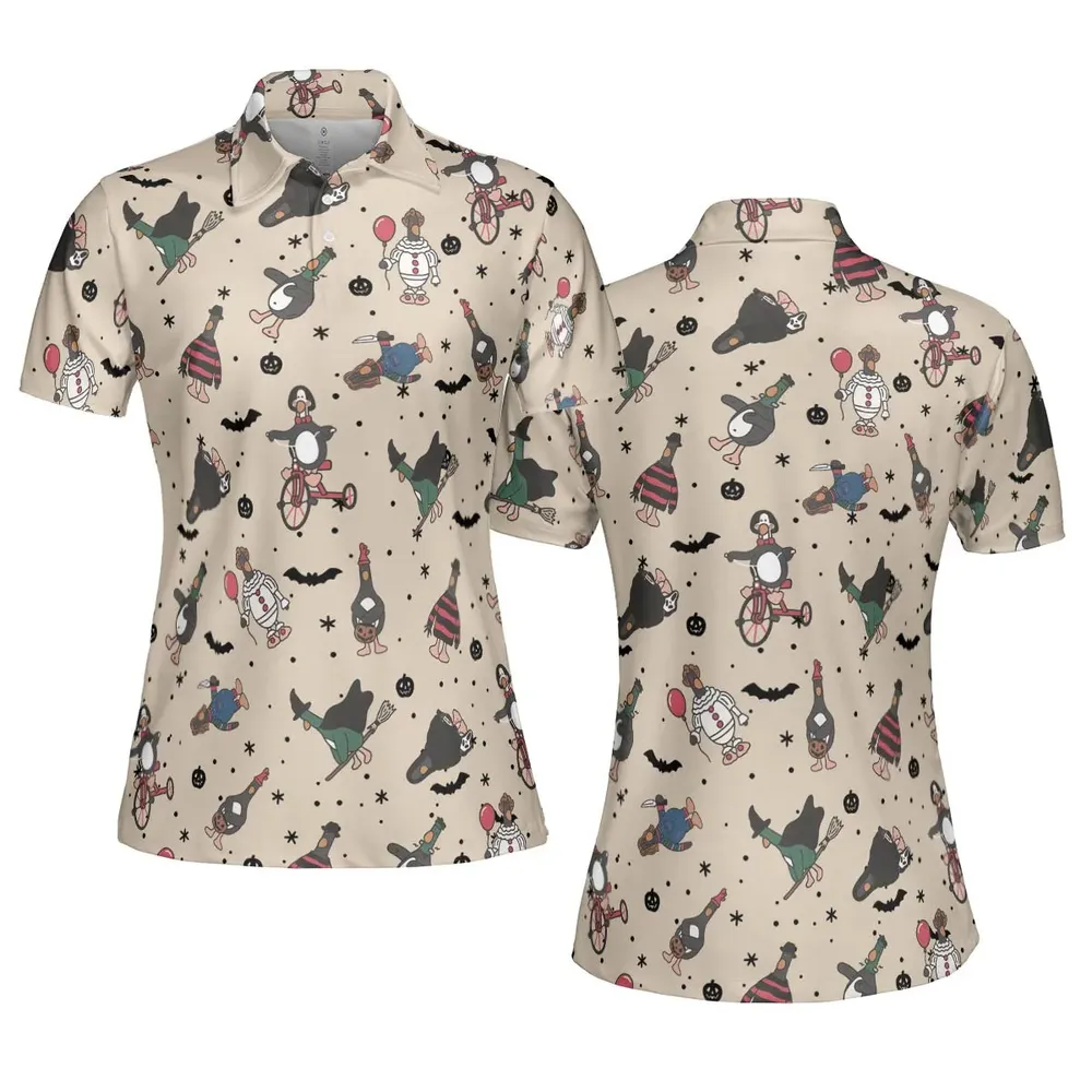 Quack Killer Horror AOP Men/Women Polo Shirt - 5