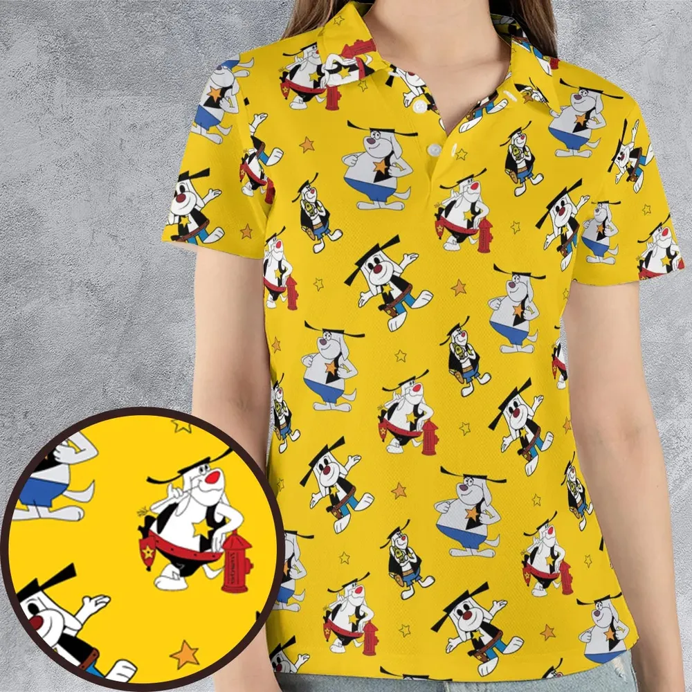 Sheriff Swag Deputy Dawg AOP Men/Women Polo Shirt - 4
