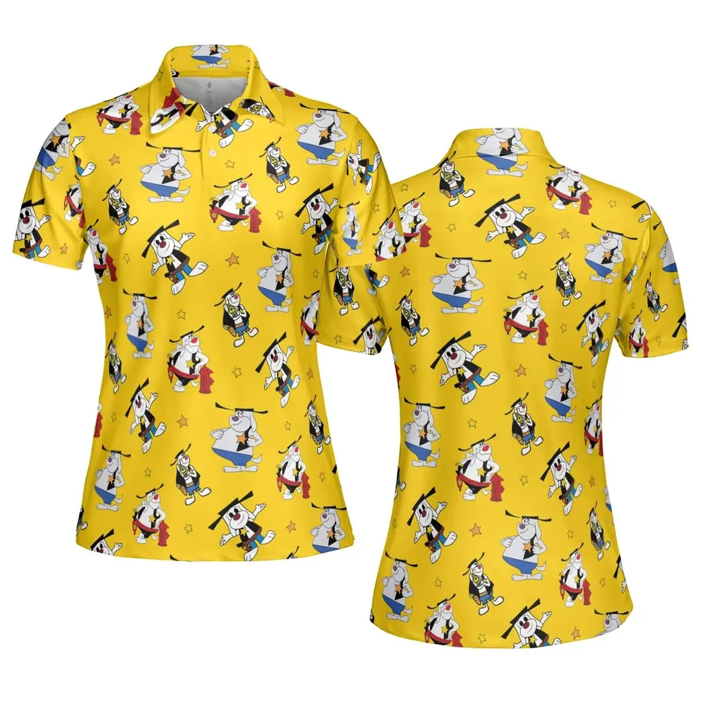 Sheriff Swag Deputy Dawg AOP Men/Women Polo Shirt - 5
