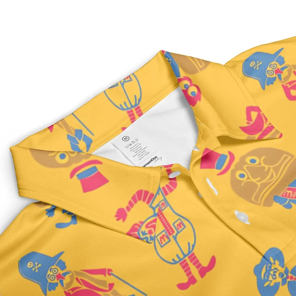Mcdonaldland Lineup AOP Men/Women Polo Shirt - 3