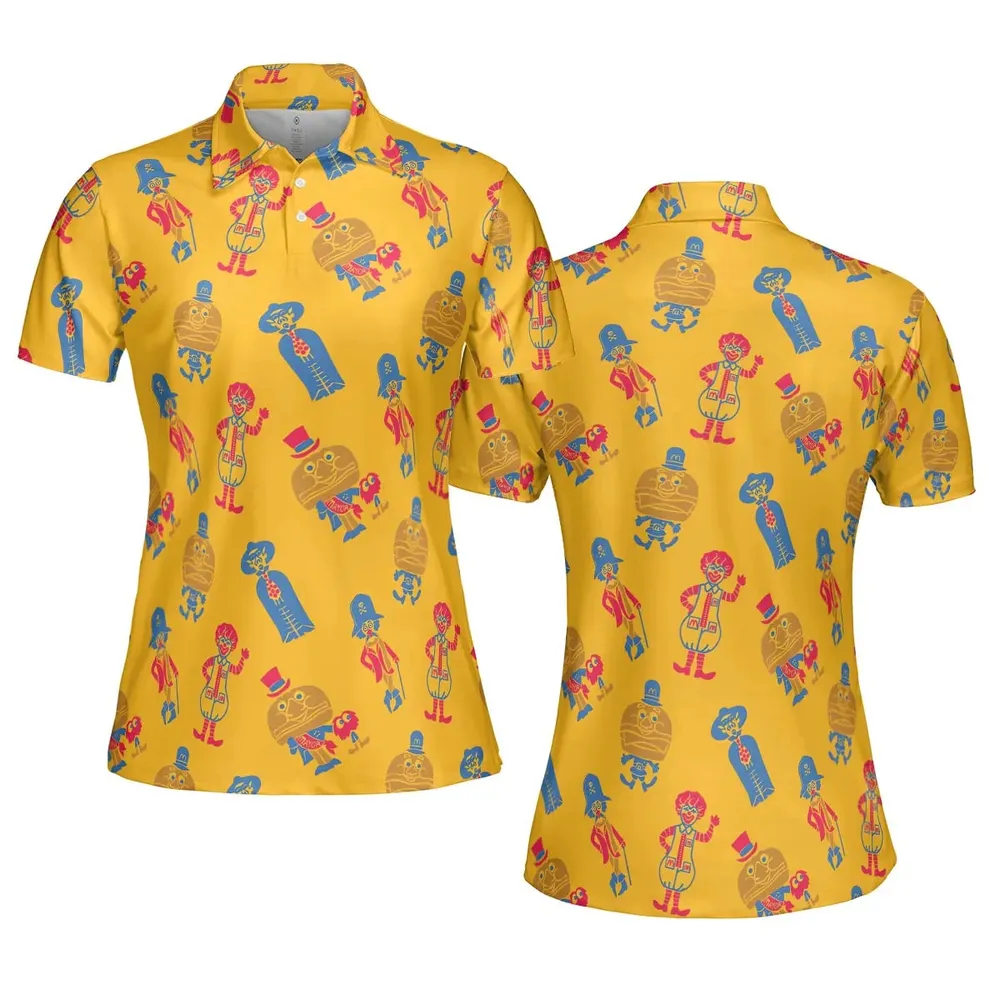 Mcdonaldland Lineup AOP Men/Women Polo Shirt - 5