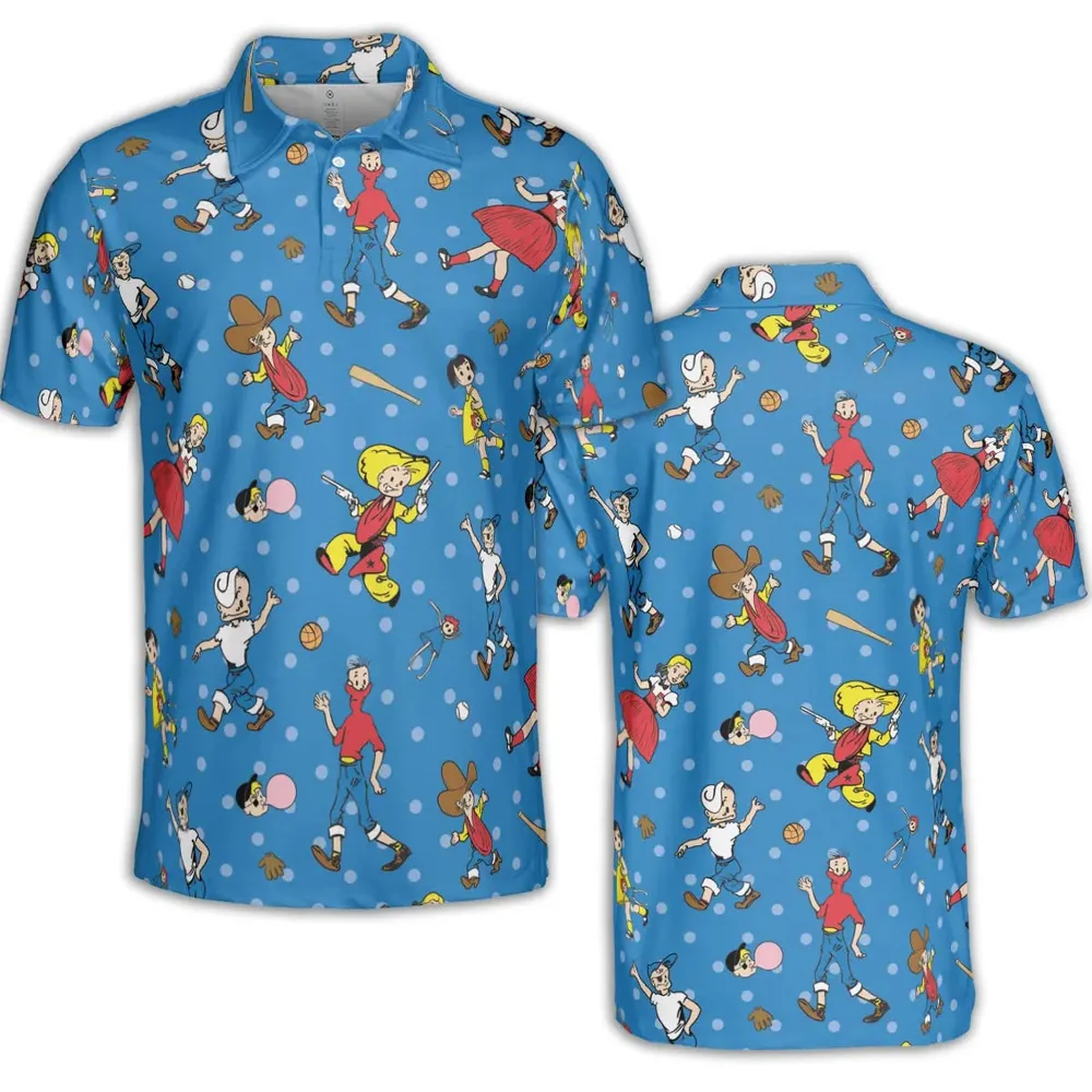 Bazooka Joe and His Friends AOP Men/Women Polo Shirt - 2