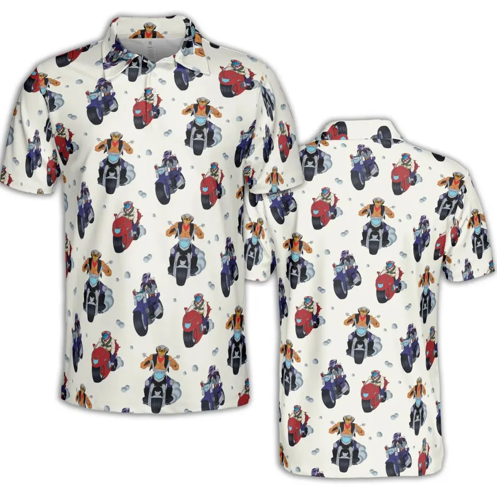 Biker Mice Characters AOP Men/Women Polo Shirt - 2