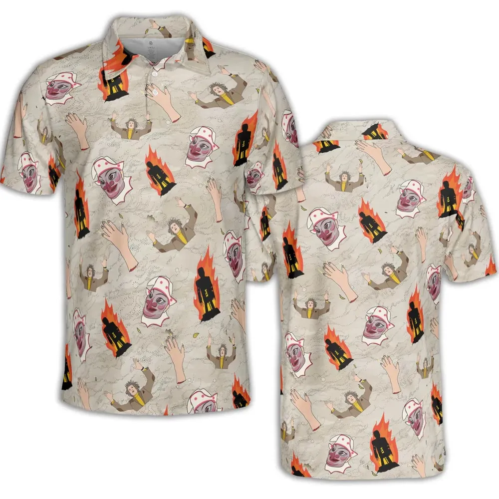 The Wicker Man Pattern AOP Men/Women Polo Shirt - 2