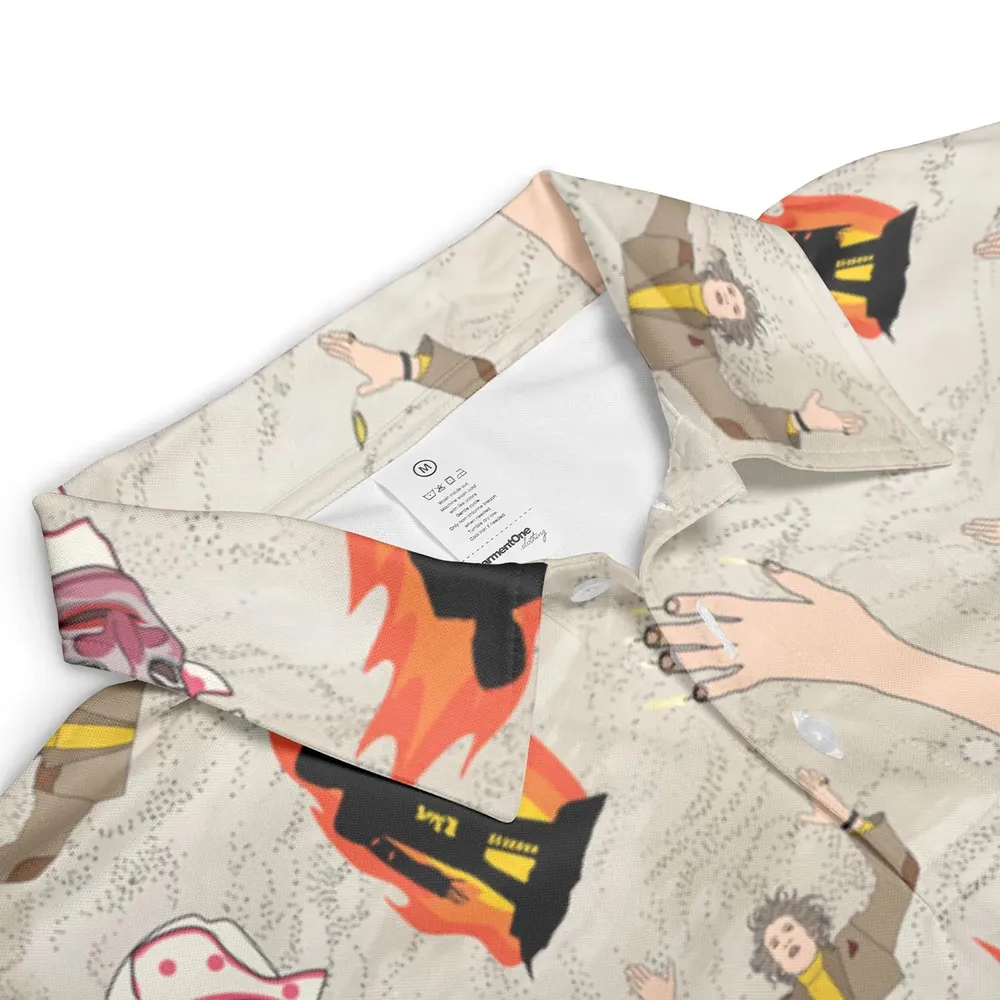 The Wicker Man Pattern AOP Men/Women Polo Shirt - 3