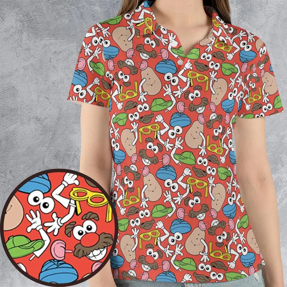 Potato Head AOP Men/Women Polo Shirt - 4