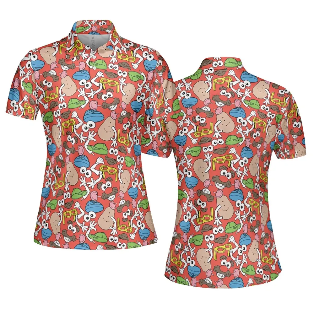 Potato Head AOP Men/Women Polo Shirt - 5