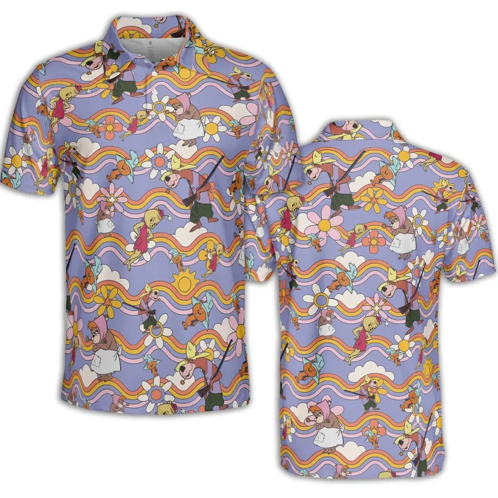 The Hillbilly Bears AOP Men/Women Polo Shirt - 2
