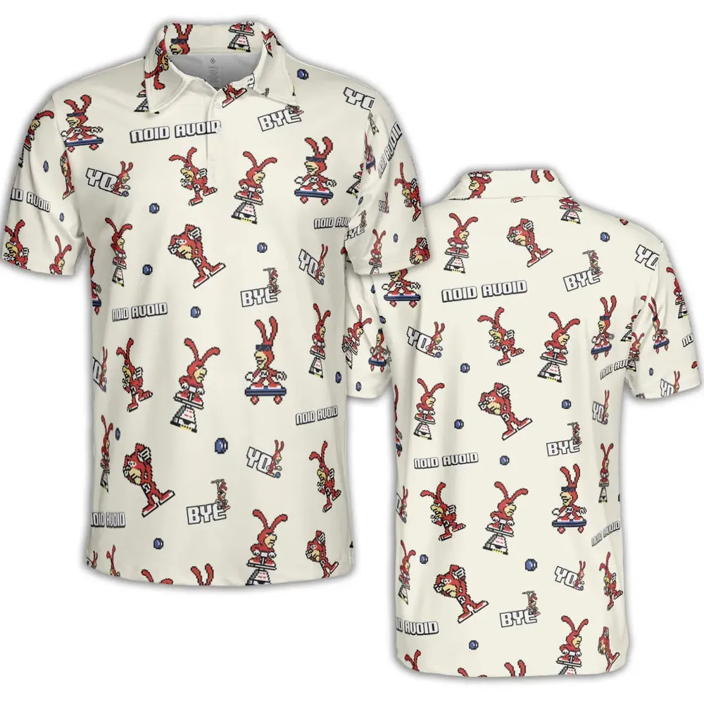 Avoid The Noid Yo Noid AOP Men/Women Polo Shirt - 2