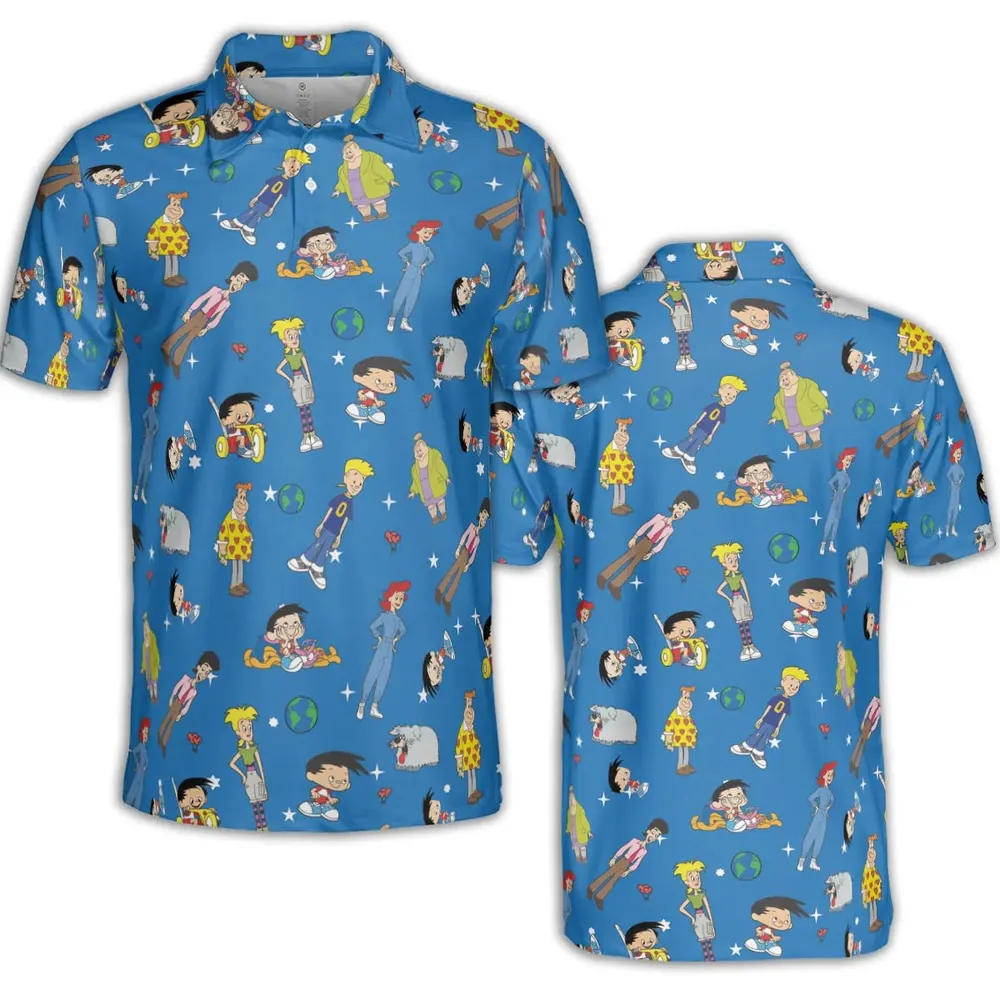 The World According to Bobby Bobby's World AOP Men/Women Polo Shirt - 2