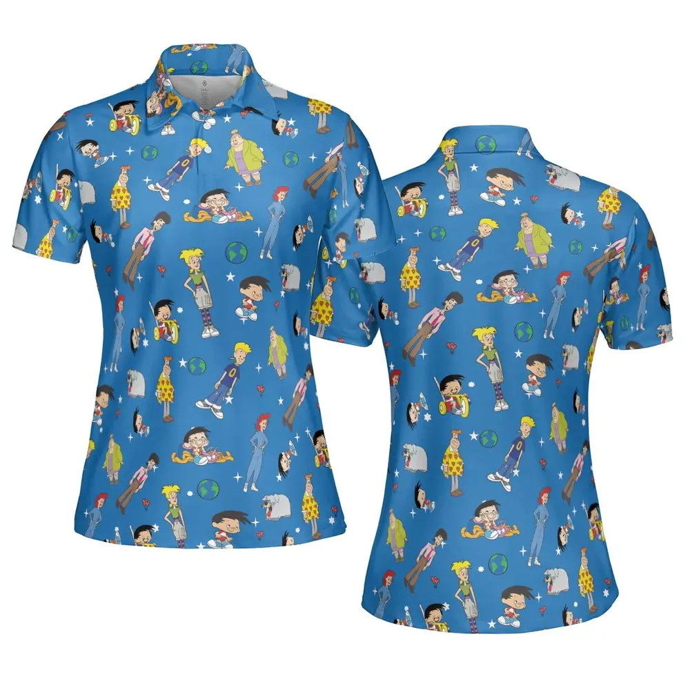 The World According to Bobby Bobby's World AOP Men/Women Polo Shirt - 5