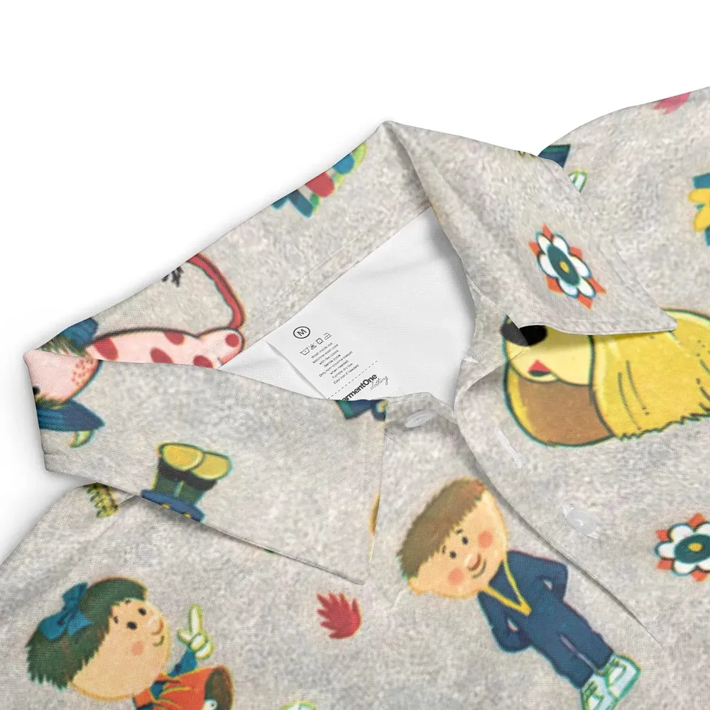 The Magic Roundabout Characters AOP Men/Women Polo Shirt - 3