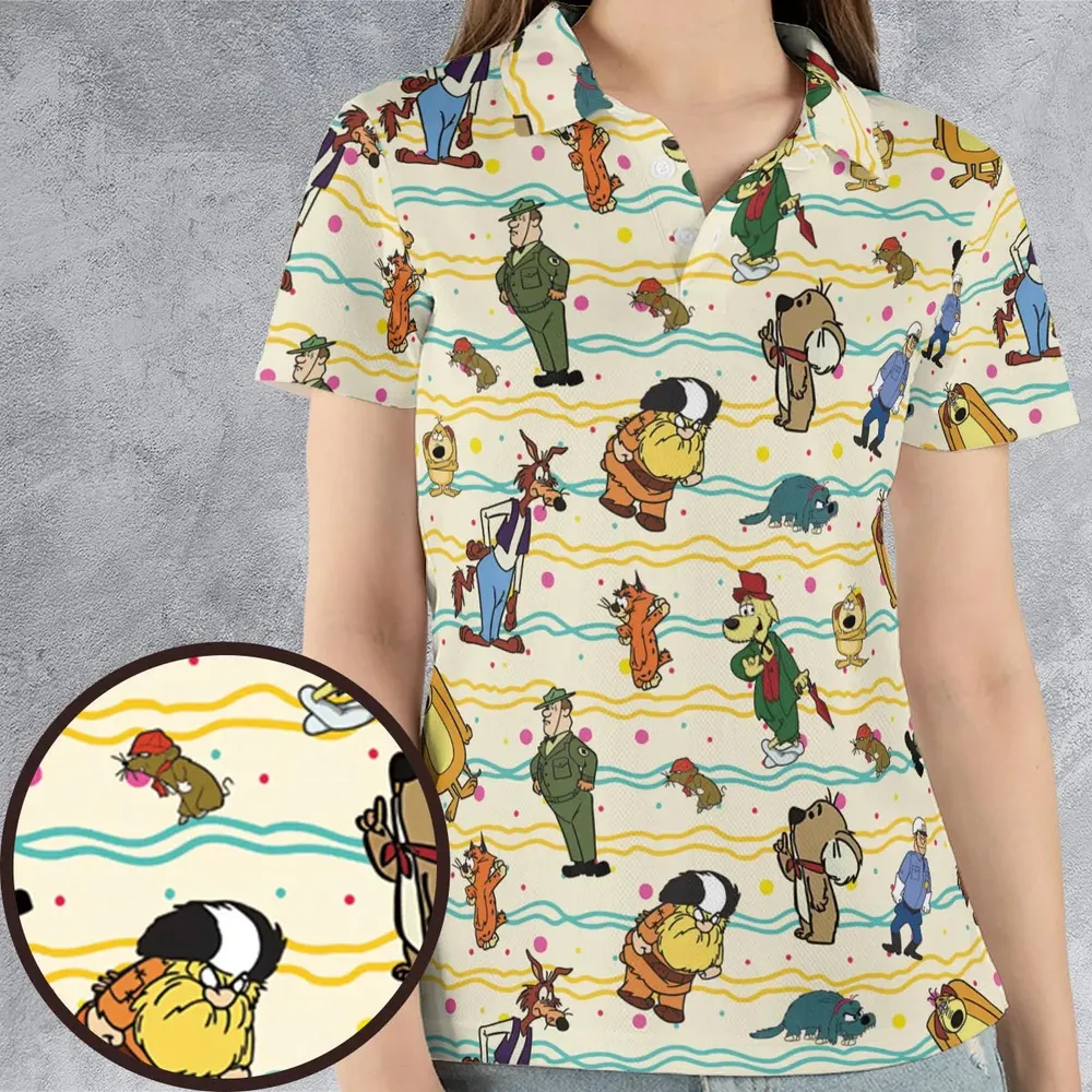 The Kwicky Koala Show AOP Men/Women Polo Shirt - 4