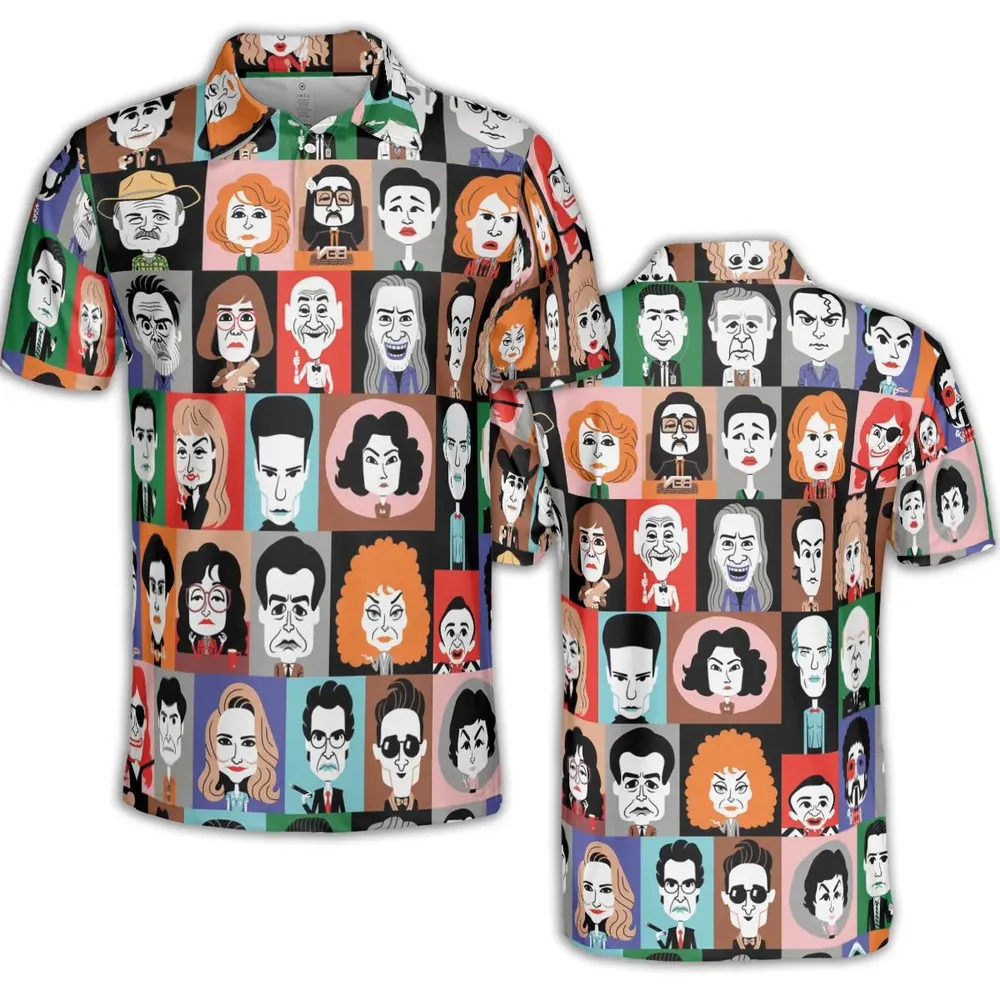 Twin Peaks Characters AOP Men/Women Polo Shirt - 2