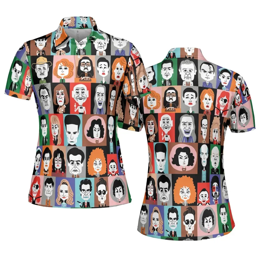 Twin Peaks Characters AOP Men/Women Polo Shirt - 5