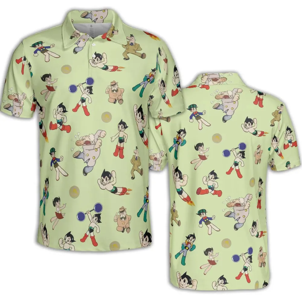 Astro Boy Characters AOP Men/Women Polo Shirt - 2