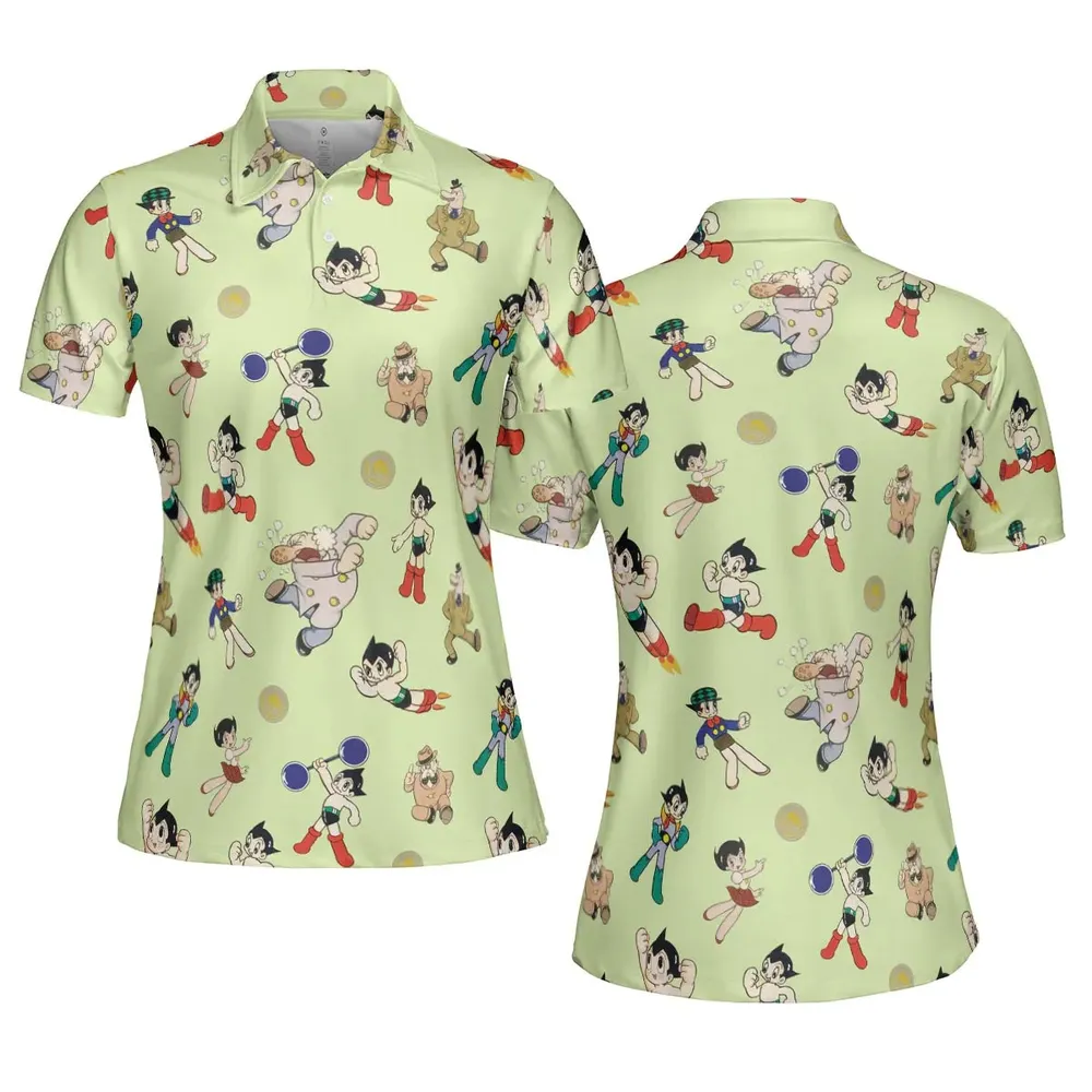 Astro Boy Characters AOP Men/Women Polo Shirt - 5