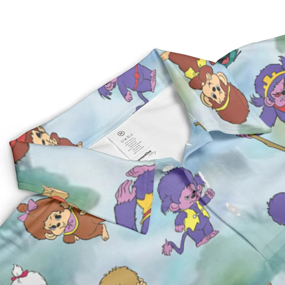 Monchhichis Cartoon Characters AOP Men/Women Polo Shirt - 3