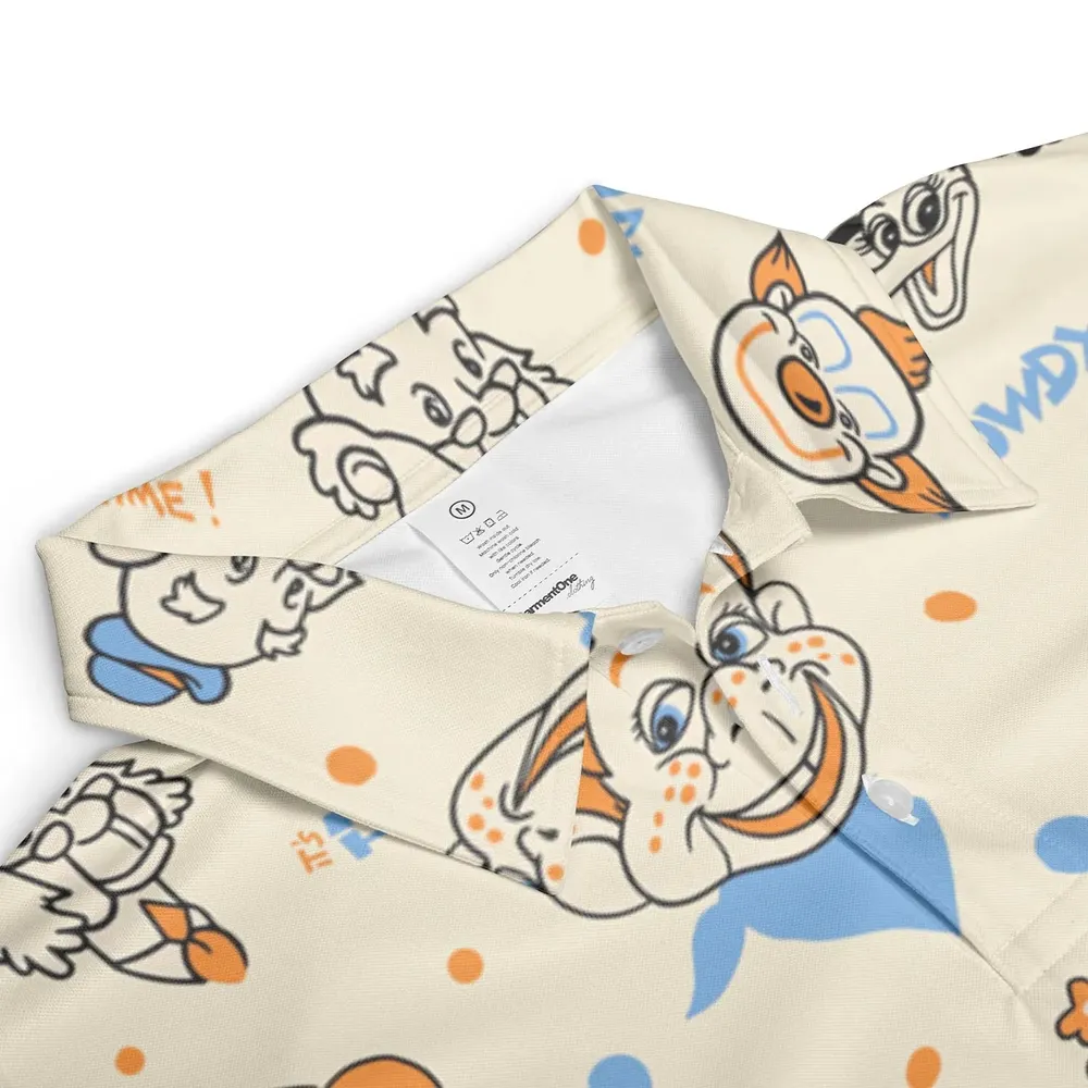The Howdy Doody TIme AOP Men/Women Polo Shirt - 3