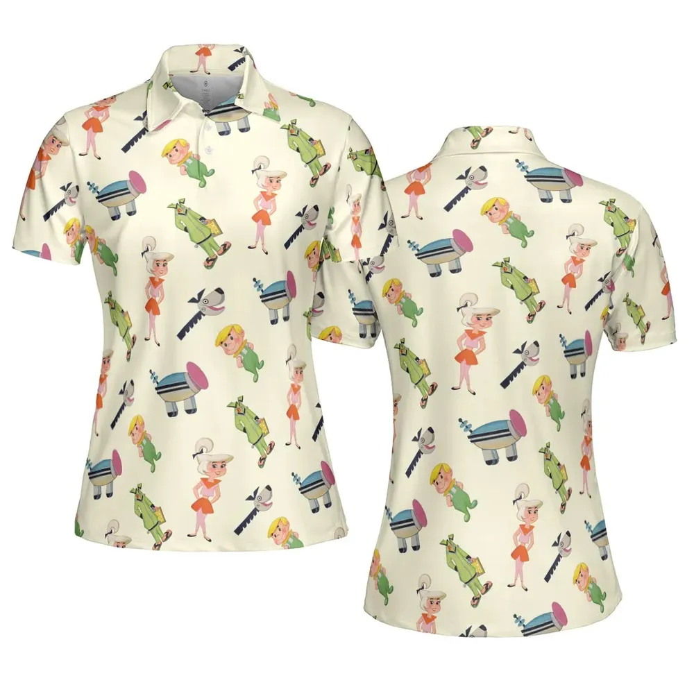 Toon Time The Jetsons AOP Men/Women Polo Shirt - 5