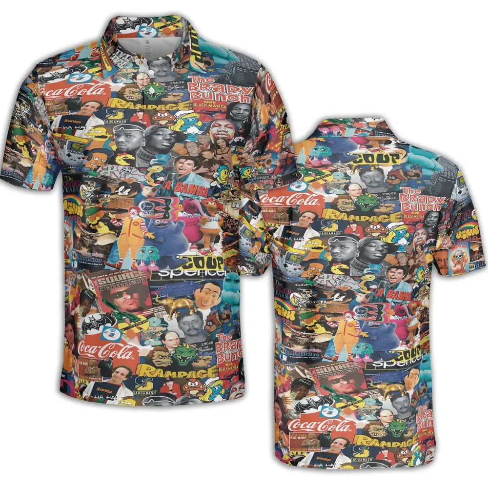 POP Culture AOP Men/Women Polo Shirt - 2