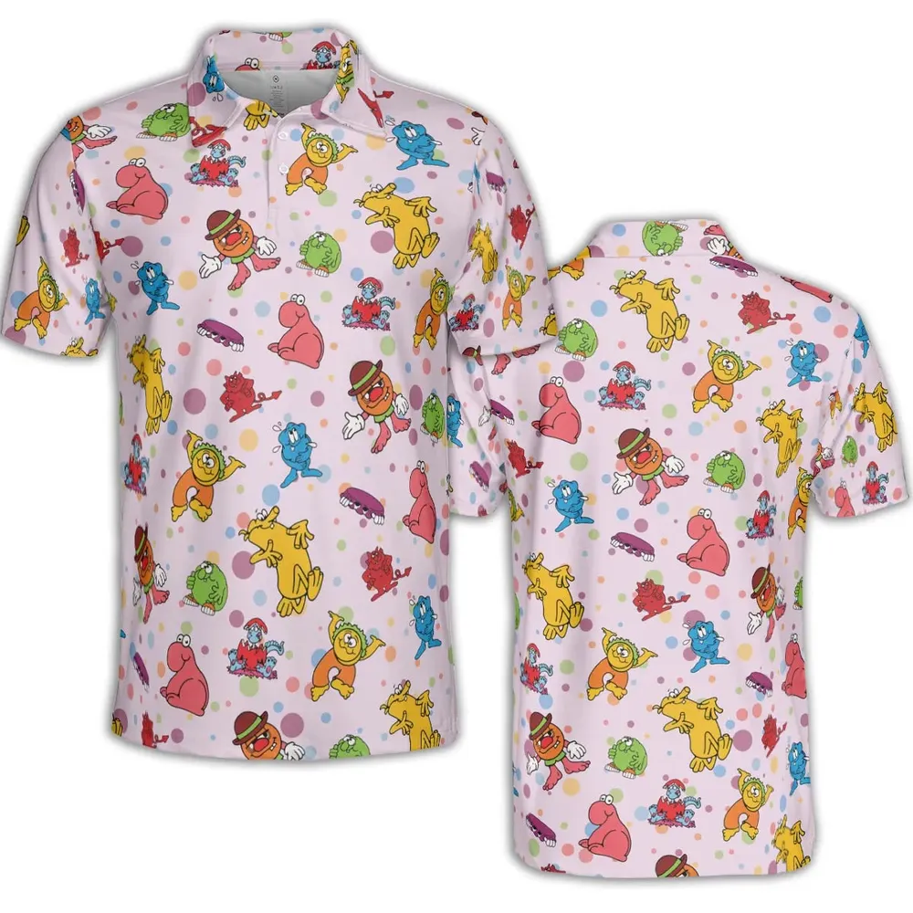 Willy Wonka  Candy Club AOP Men/Women Polo Shirt - 2