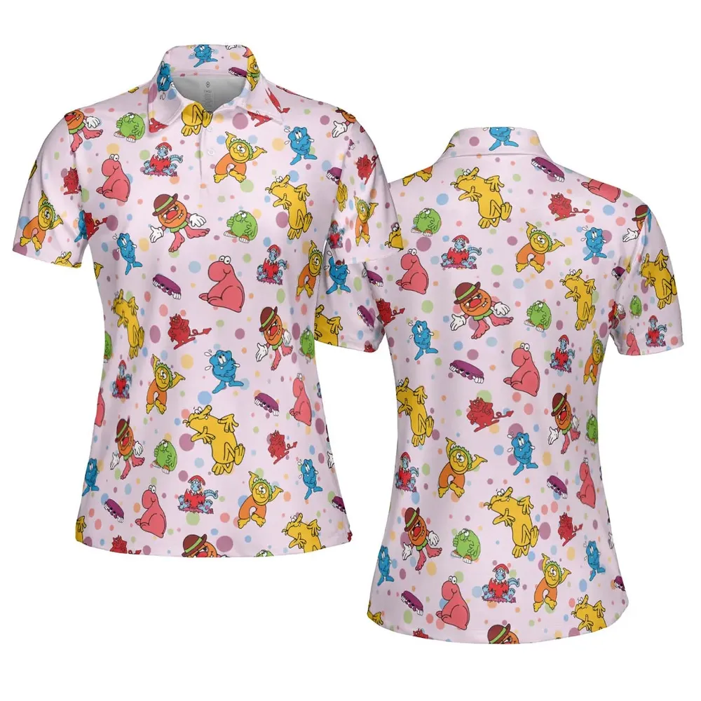 Willy Wonka  Candy Club AOP Men/Women Polo Shirt - 5