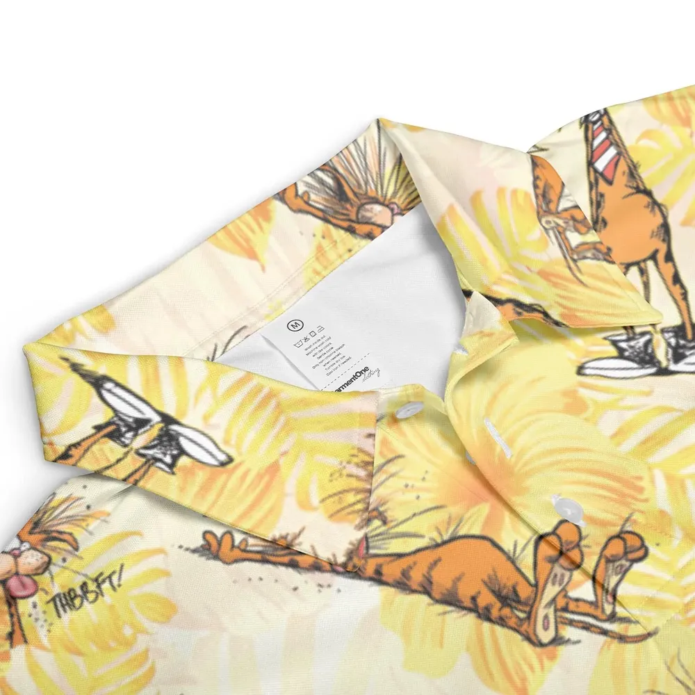 Bill The Cat Bloom County AOP Men/Women Polo Shirt - 3