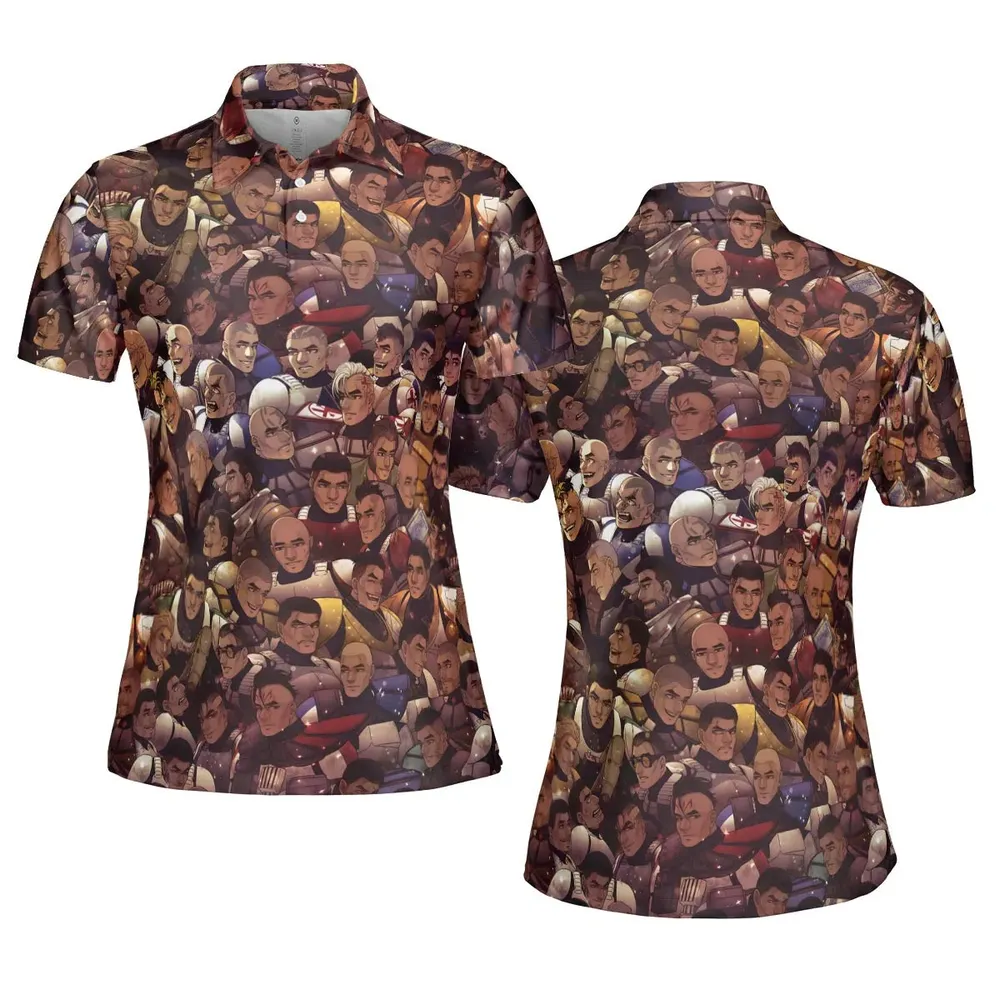 Clones-only Star Wars AOP Men/Women Polo Shirt - 5