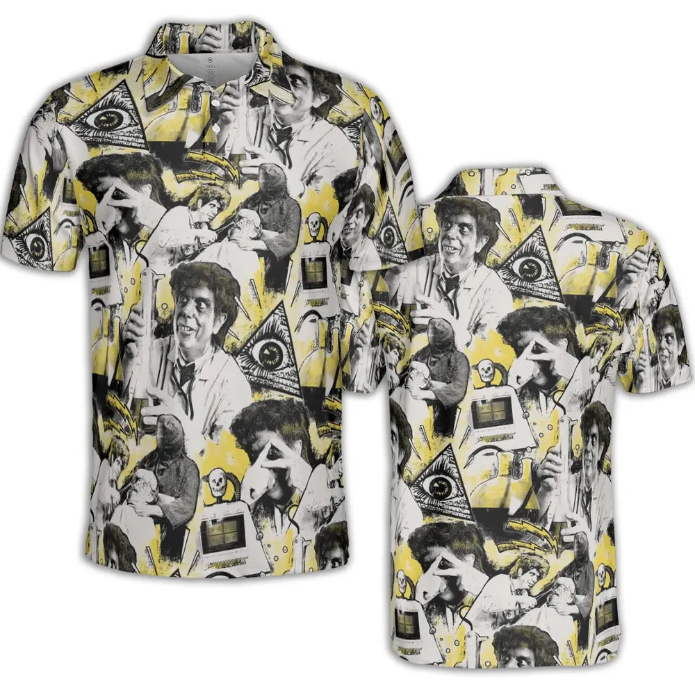 Mad Science Morgus The Magnificent AOP Men/Women Polo Shirt - 2