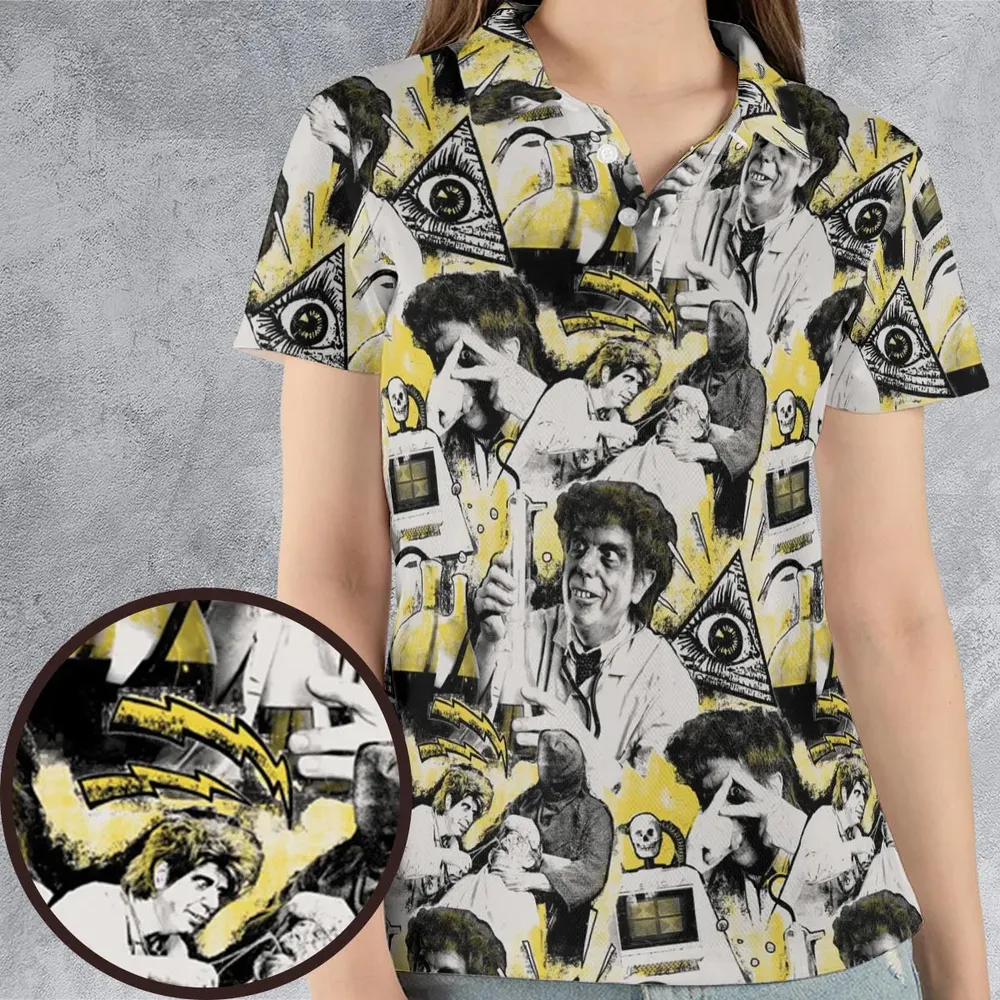 Mad Science Morgus The Magnificent AOP Men/Women Polo Shirt - 4