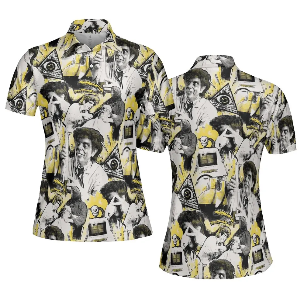 Mad Science Morgus The Magnificent AOP Men/Women Polo Shirt - 5
