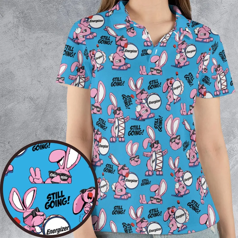 The Energizer Bunny Still Going AOP Men/Women Polo Shirt - 4