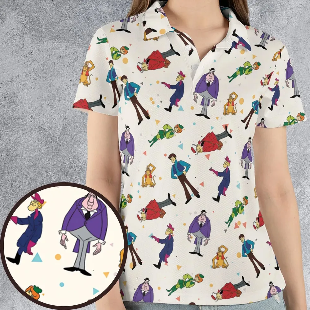 Around the World in 79 Days AOP Men/Women Polo Shirt - 4