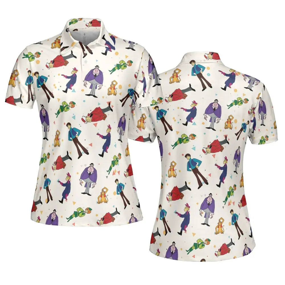 Around the World in 79 Days AOP Men/Women Polo Shirt - 5