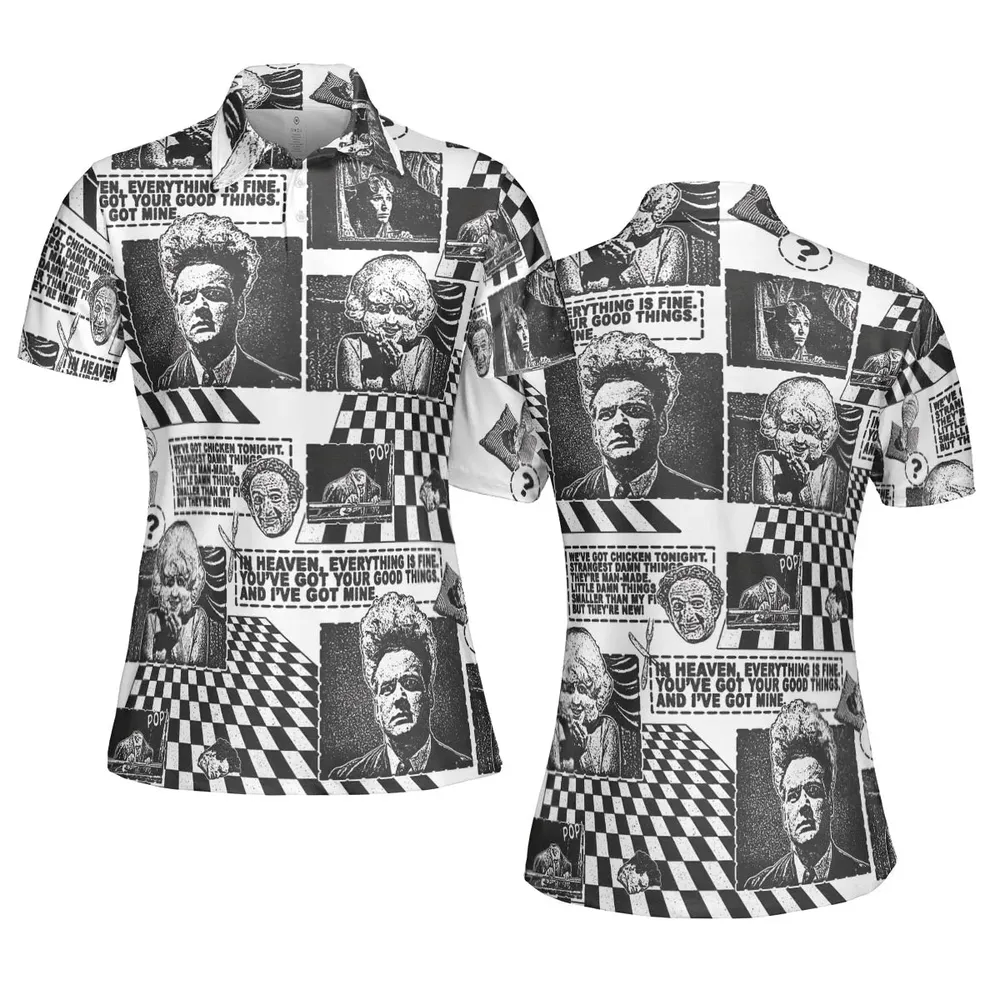 Surreal Disturbing Atmospheric A nightmare Eraserhead AOP Men/Women Polo Shirt - 5
