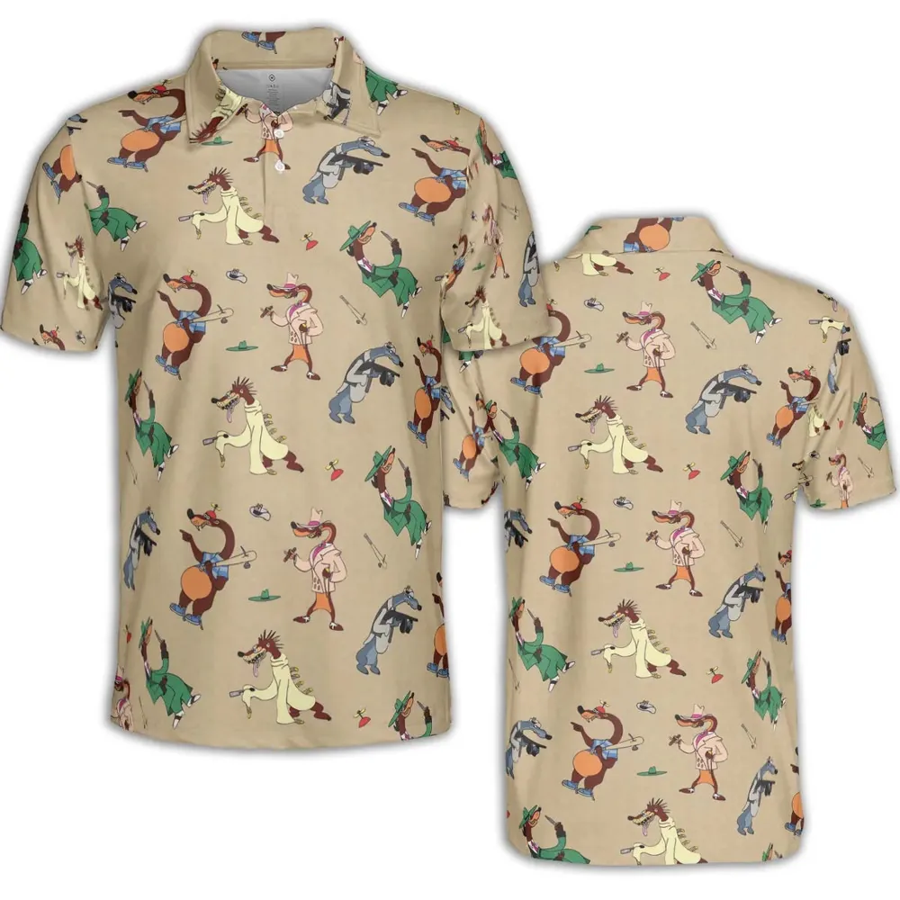 Toon Patrol Who Framed Roger Rabit AOP Men/Women Polo Shirt - 2