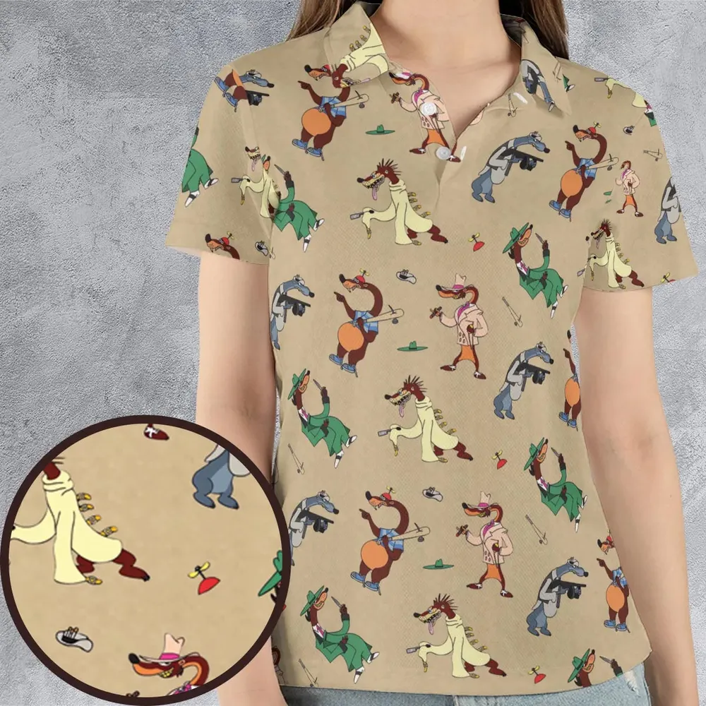 Toon Patrol Who Framed Roger Rabit AOP Men/Women Polo Shirt - 4