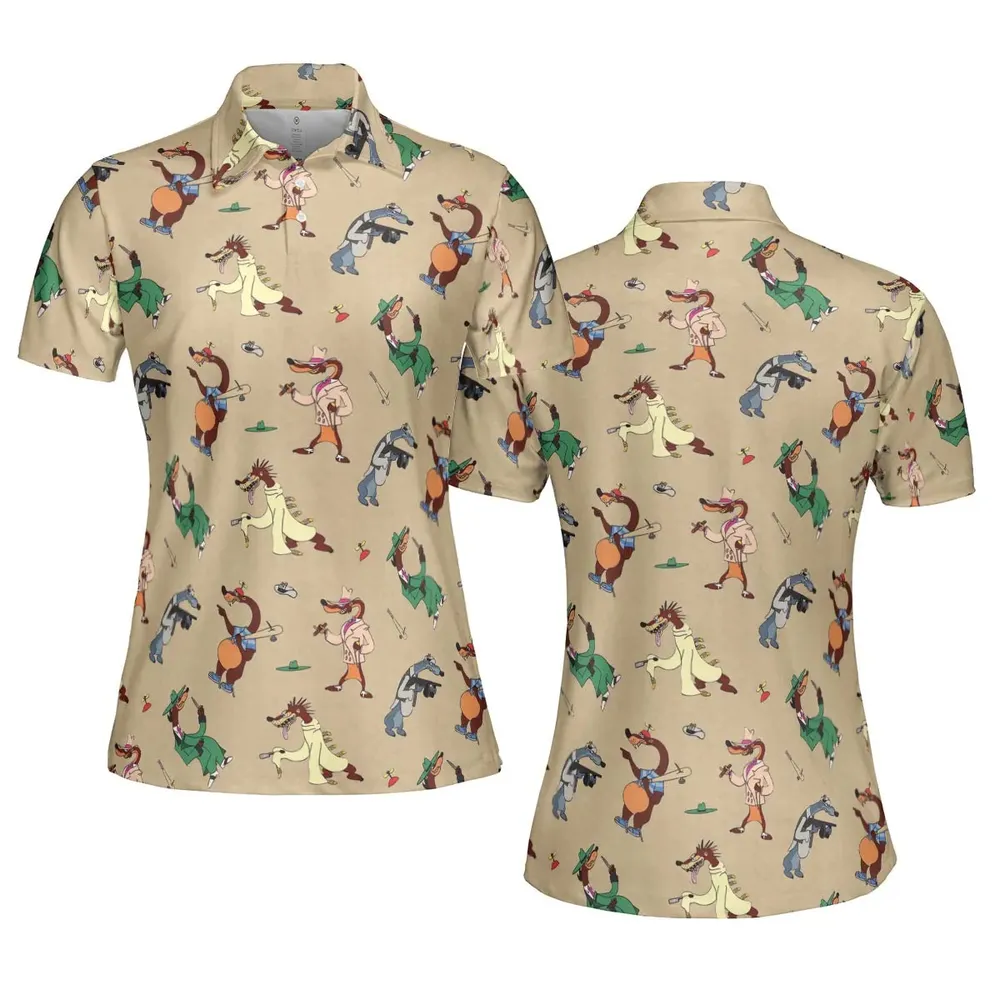 Toon Patrol Who Framed Roger Rabit AOP Men/Women Polo Shirt - 5