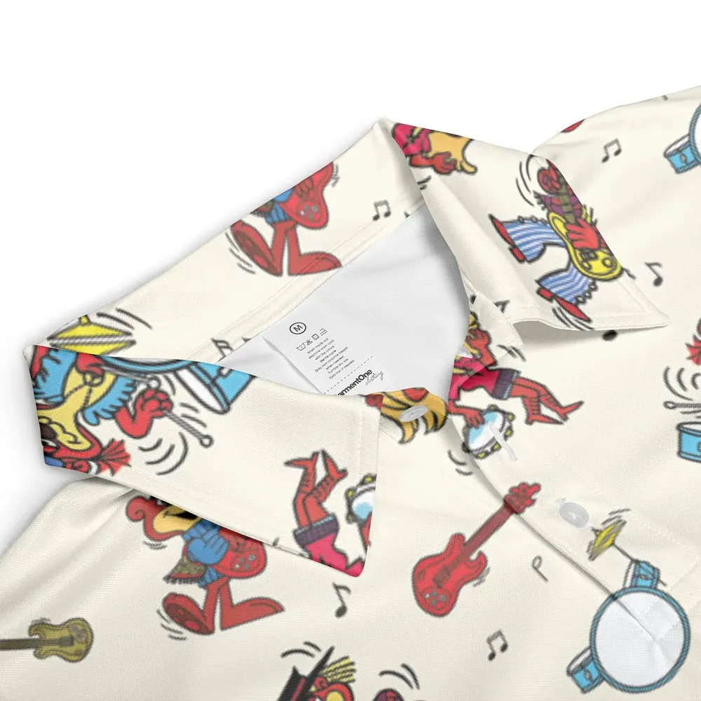 Cartoon band The Sugar Bears AOP Men/Women Polo Shirt - 3
