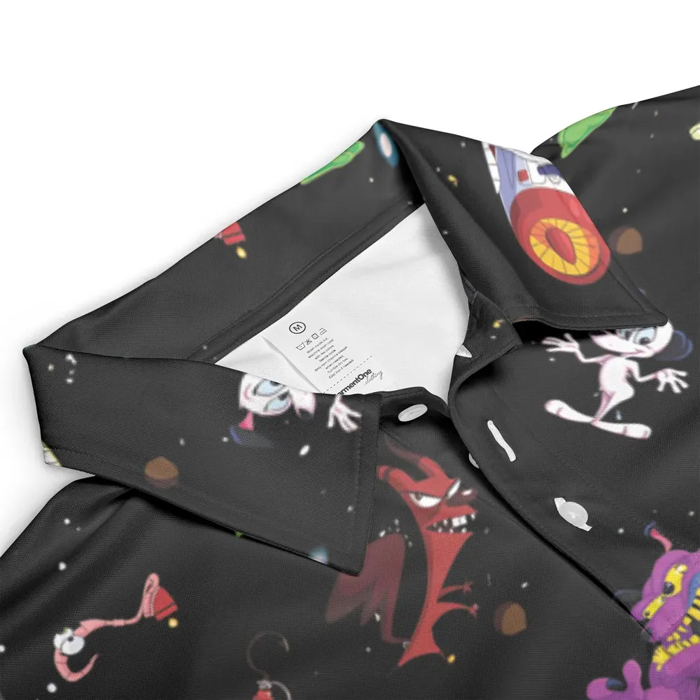 Earthworm Jim And Od Characters AOP Men/Women Polo Shirt - 3