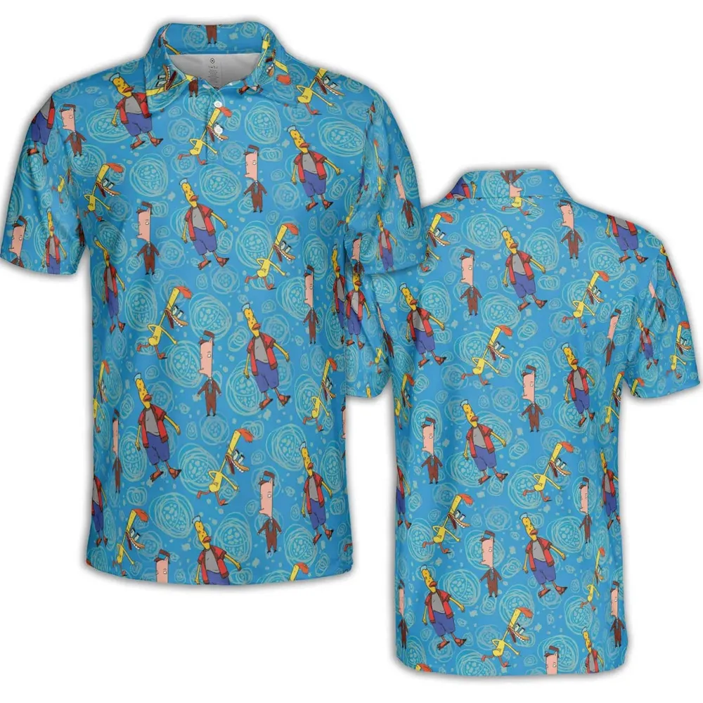 Animated Attitude Duckman AOP Men/Women Polo Shirt - 2