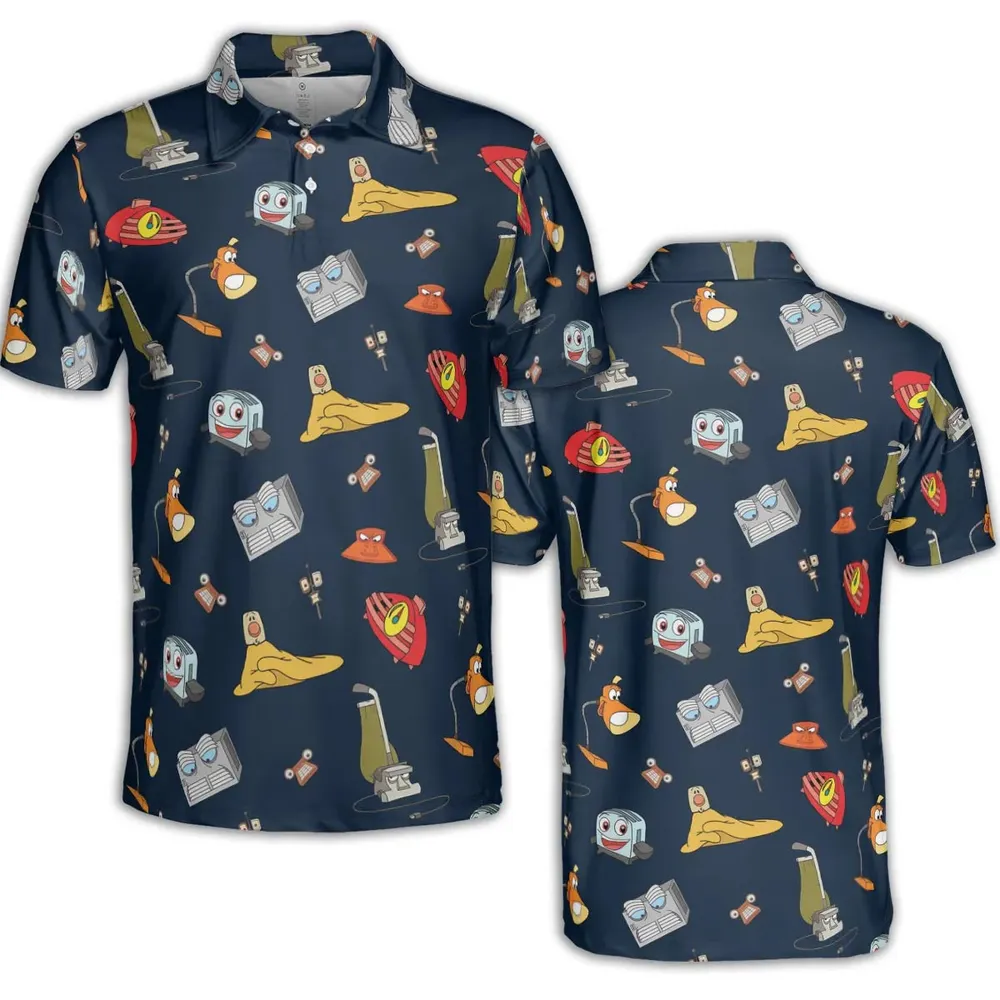 Brave Little Appliances The Brave Little Toaster AOP Men/Women Polo Shirt - 2