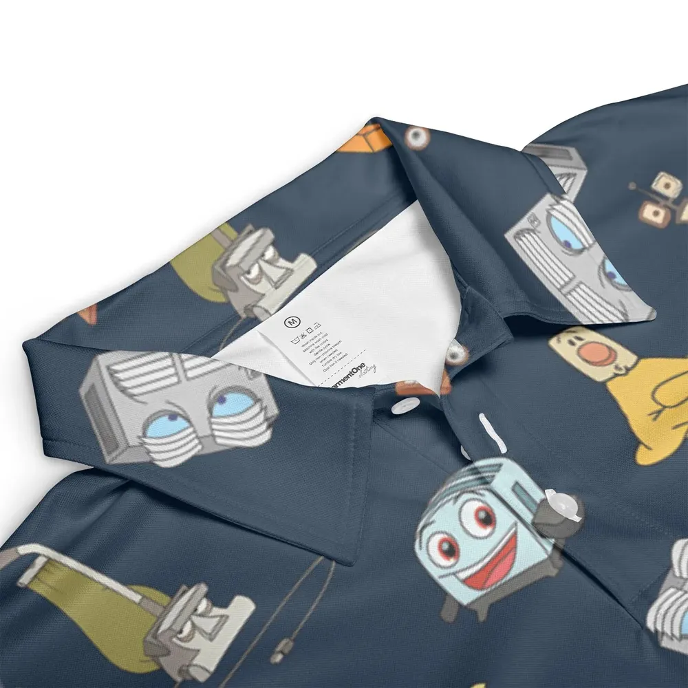 Brave Little Appliances The Brave Little Toaster AOP Men/Women Polo Shirt - 3