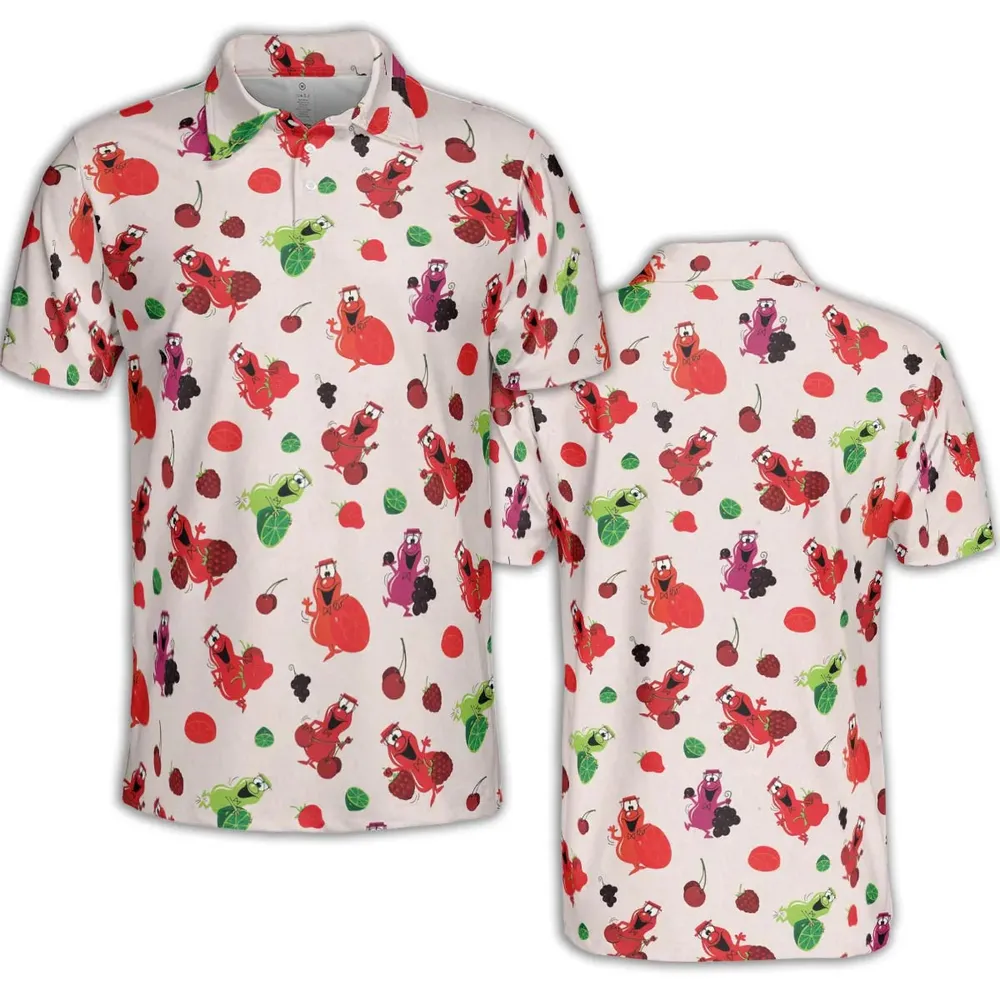 Meet Mr Wiggle AOP Men/Women Polo Shirt - 2